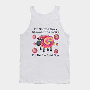 I'm Not The Black Sheep Of The Family Tie Dyed Tank Top